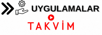 Uygulamalar - Takvim