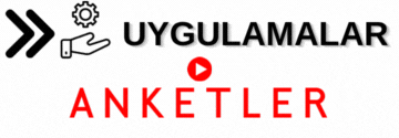 Uygulamalar - Anketler