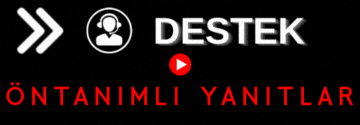 Destek - Öntanımlı Yanıtlar