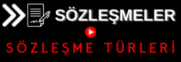 Sözleşmeler - Sözleşme Türleri
